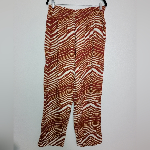 NWT Authentic NFL San Franscisco 49ers Men Large Long Pants Football Red Stripes - Picture 2 of 8